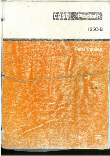 Case Poclain Crawler Excavator 125CB Parts Manual - 125 C-B