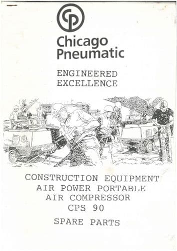 Chicago Pneumatic Portable Air Compressor CPS90  Parts Manual