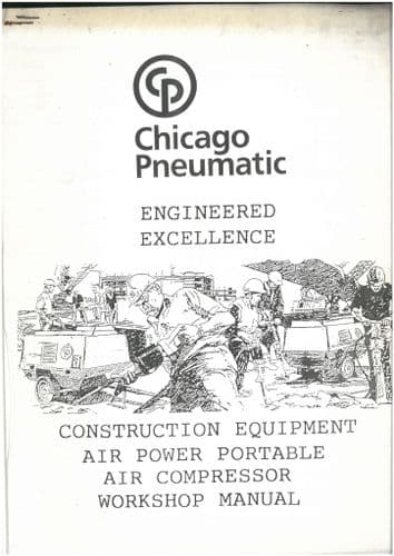 Chicago Pneumatic Portable Air Compressor Workshop Service Manual