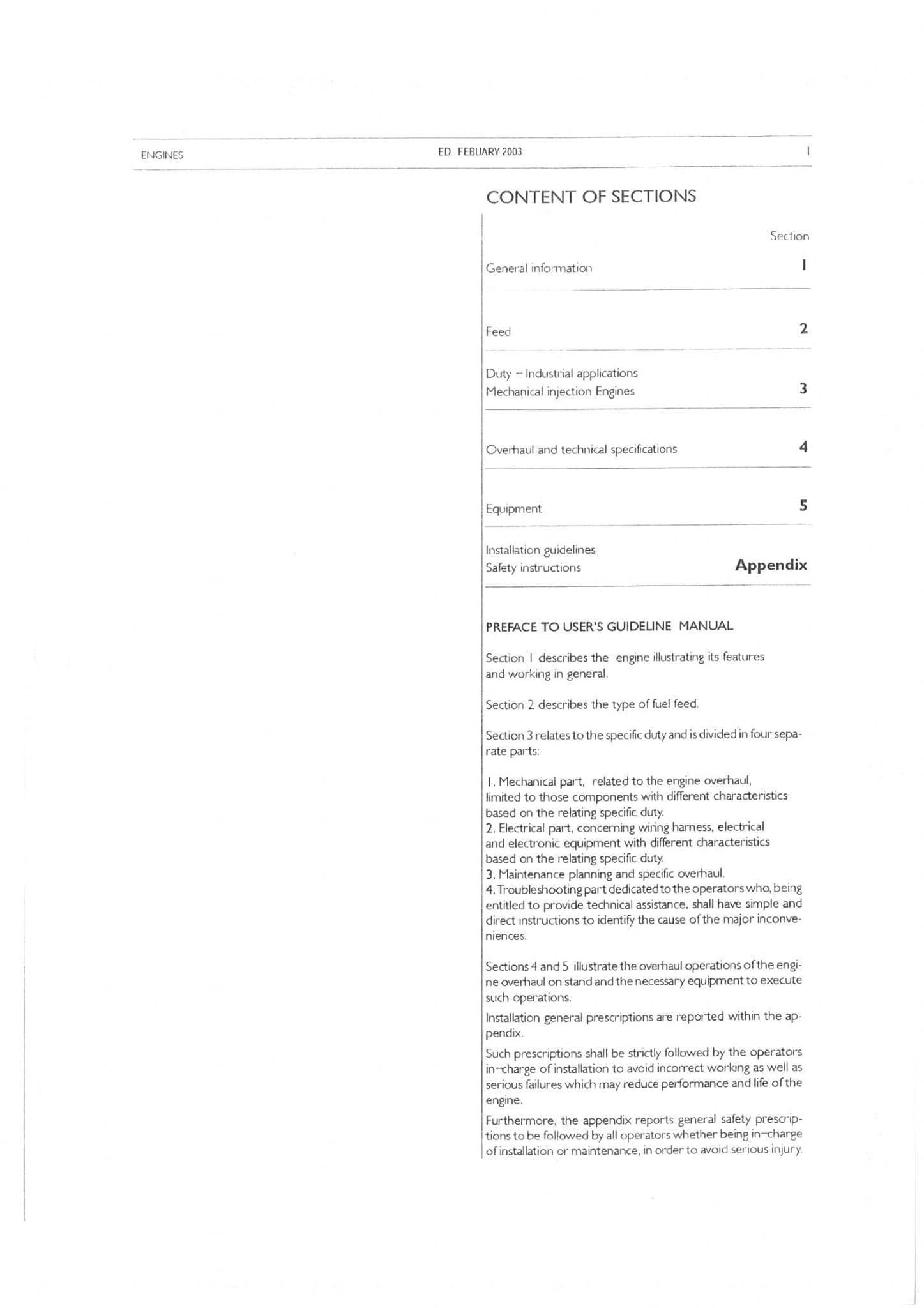 CNH IVECO 4.5 Litre Diesel Engine Workshop Service Manual