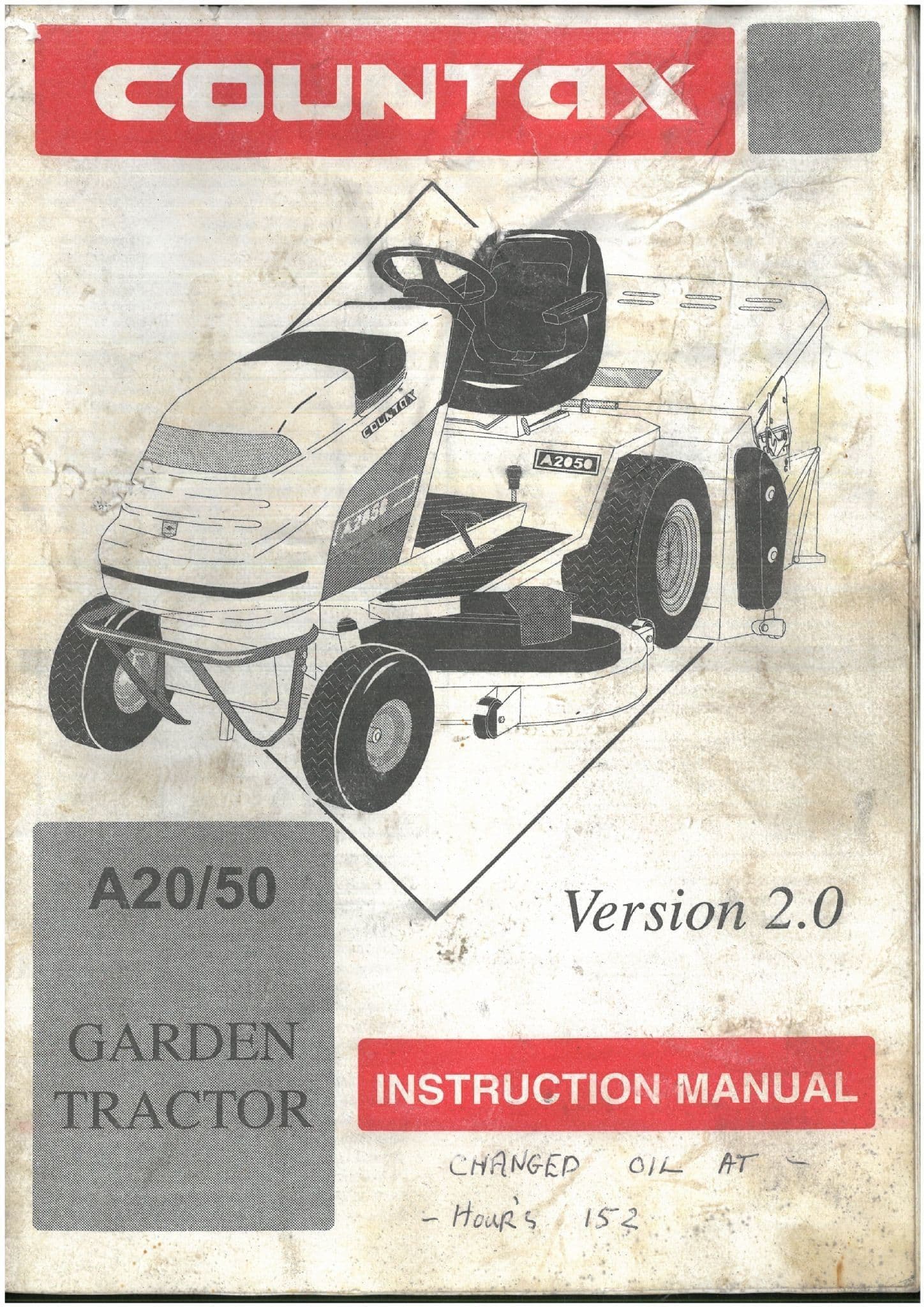Countax Lawnmower A20/50 Operators  Manual - A2050