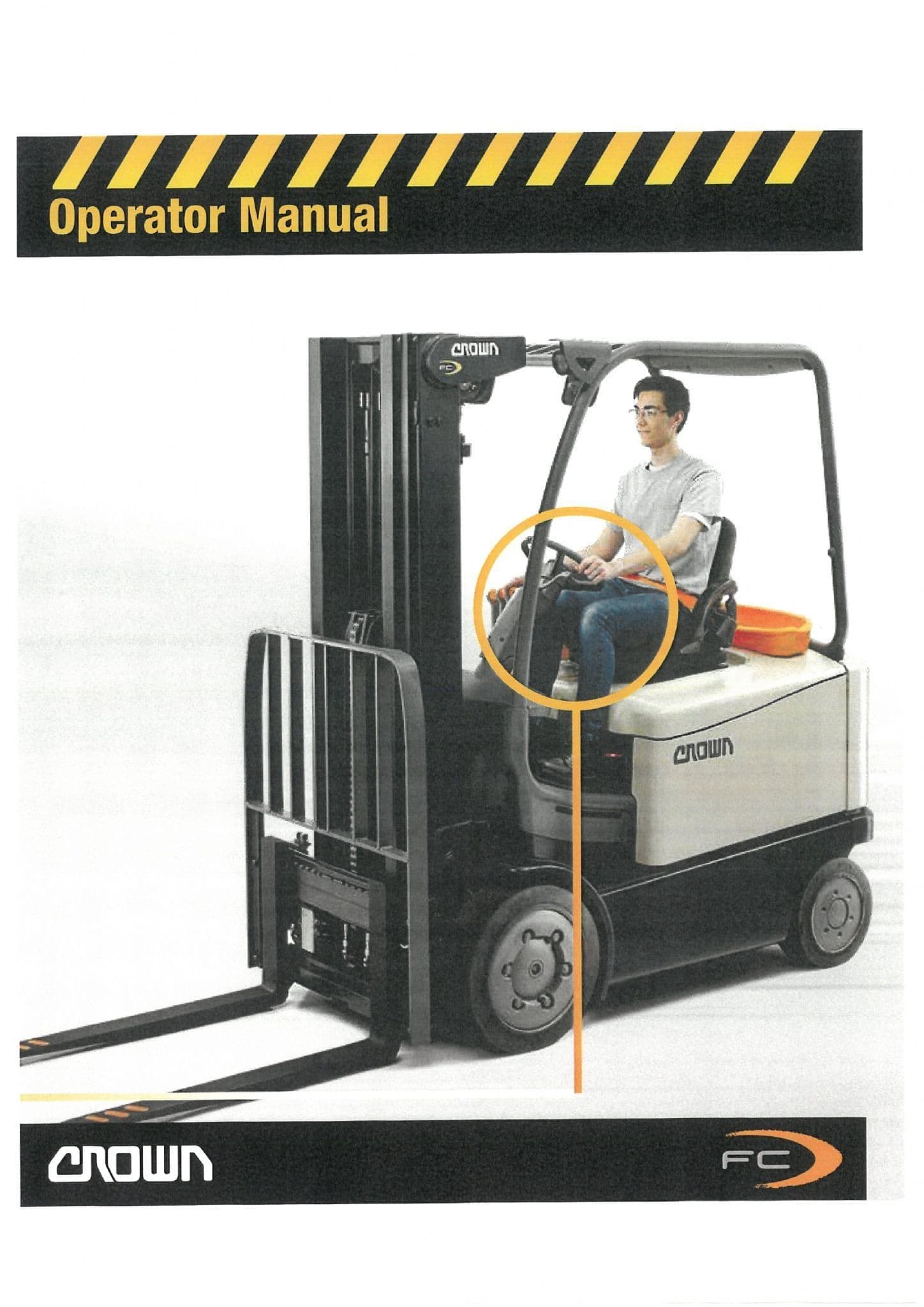 Crown Counter Balance Sit Down Truck FC5700 Operators Manual