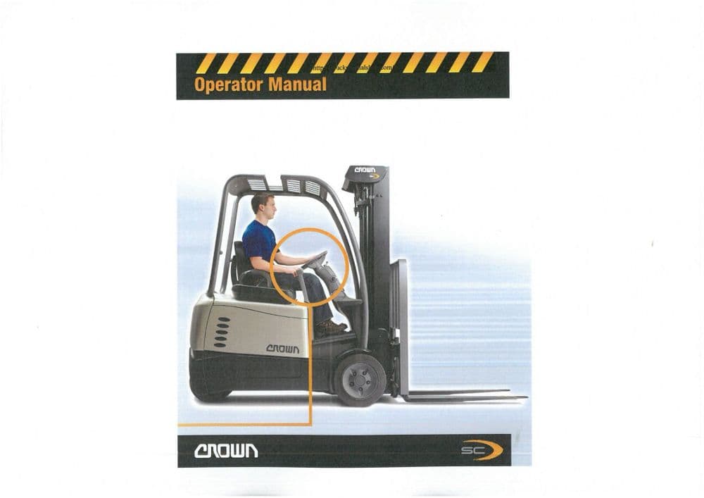 Crown Counterbalance Trucks SC5200 Operators Manual