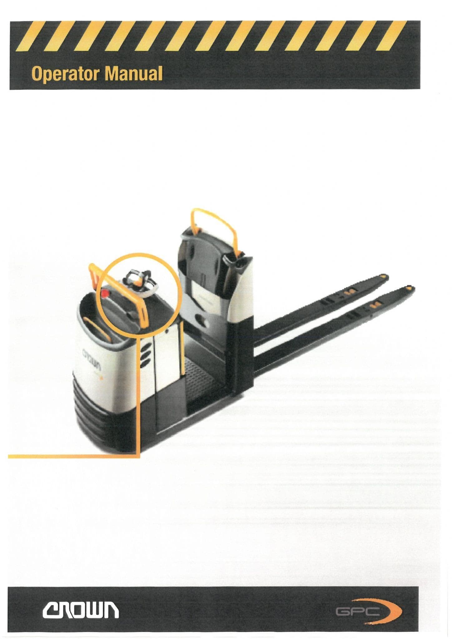 Crown Rider Pallet Truck Series GPC 3000 Operators Manual