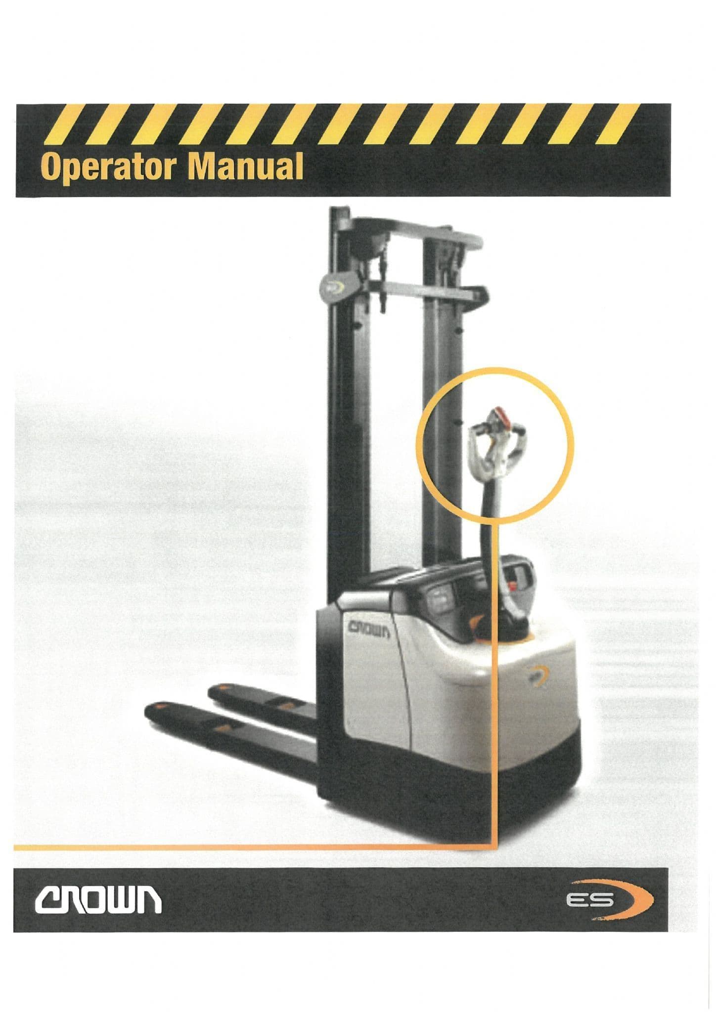 Crown Walkie Stacker Series ES Operators Manual