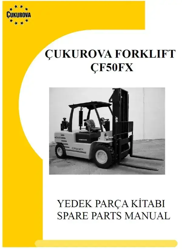 Cukurova Forklift  CF50FX Parts Manual
