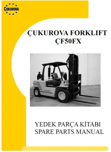 Cukurova Forklift  CF50FX Parts Manual