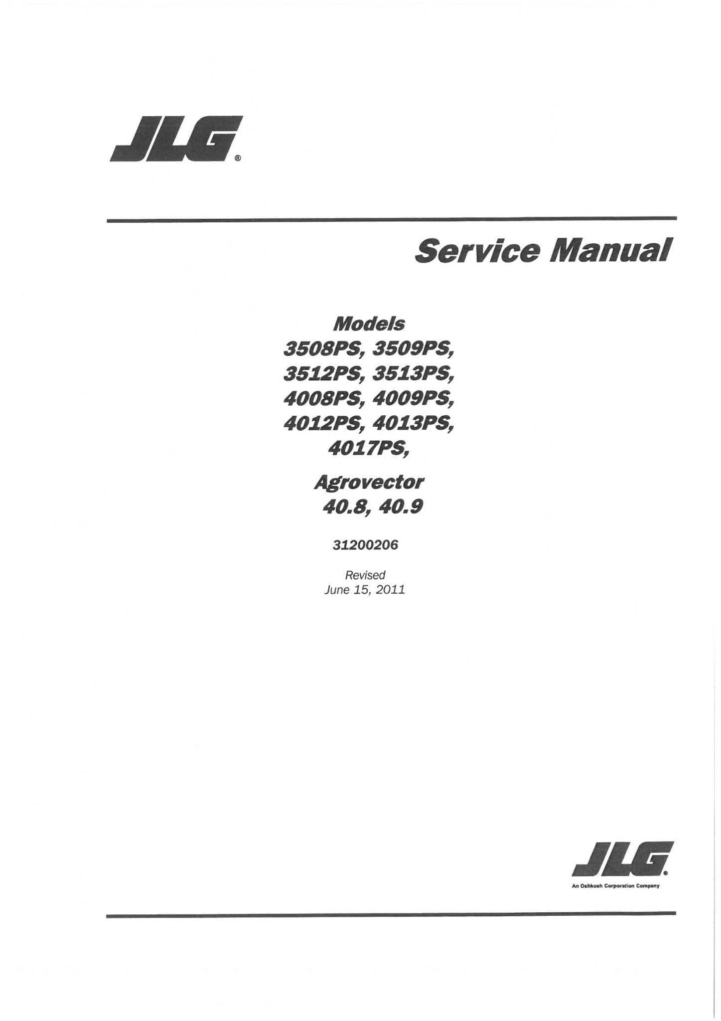 Deutz Fahr Agrovector 40.8, 40.9 Workshop Service  Manual