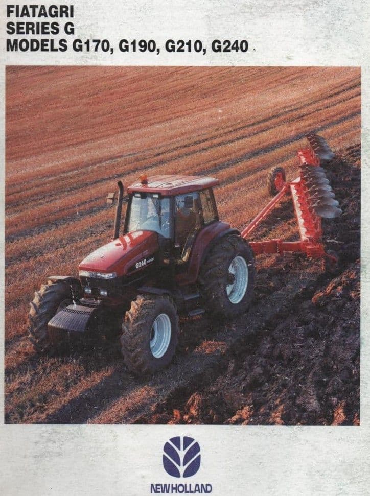 Fiatagri Tractor G Series - G170 G190 G210 G240  Workshop Service Manual