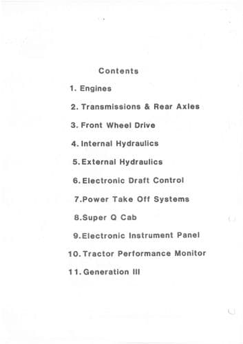 Ford Tractor 2910 3910 4110 4610 5610 6410 6610 7610 7710 7810 8210 TW15 TW25 TW35 Product Manual