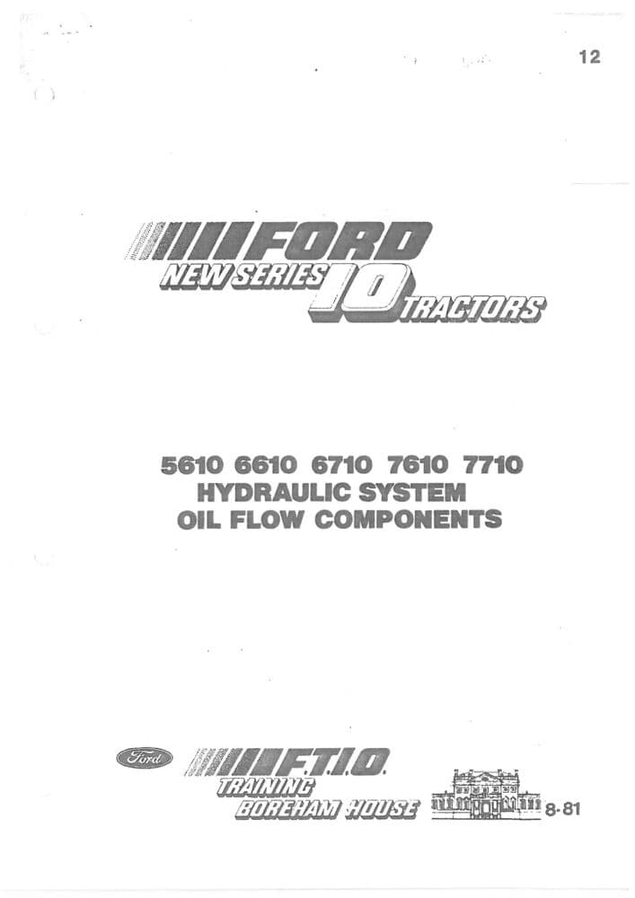 E0NN600AC Hydraulic Pump For Ford Tractors 5610, 6610, 7610, 6710, 7710 – Aftermarket, New