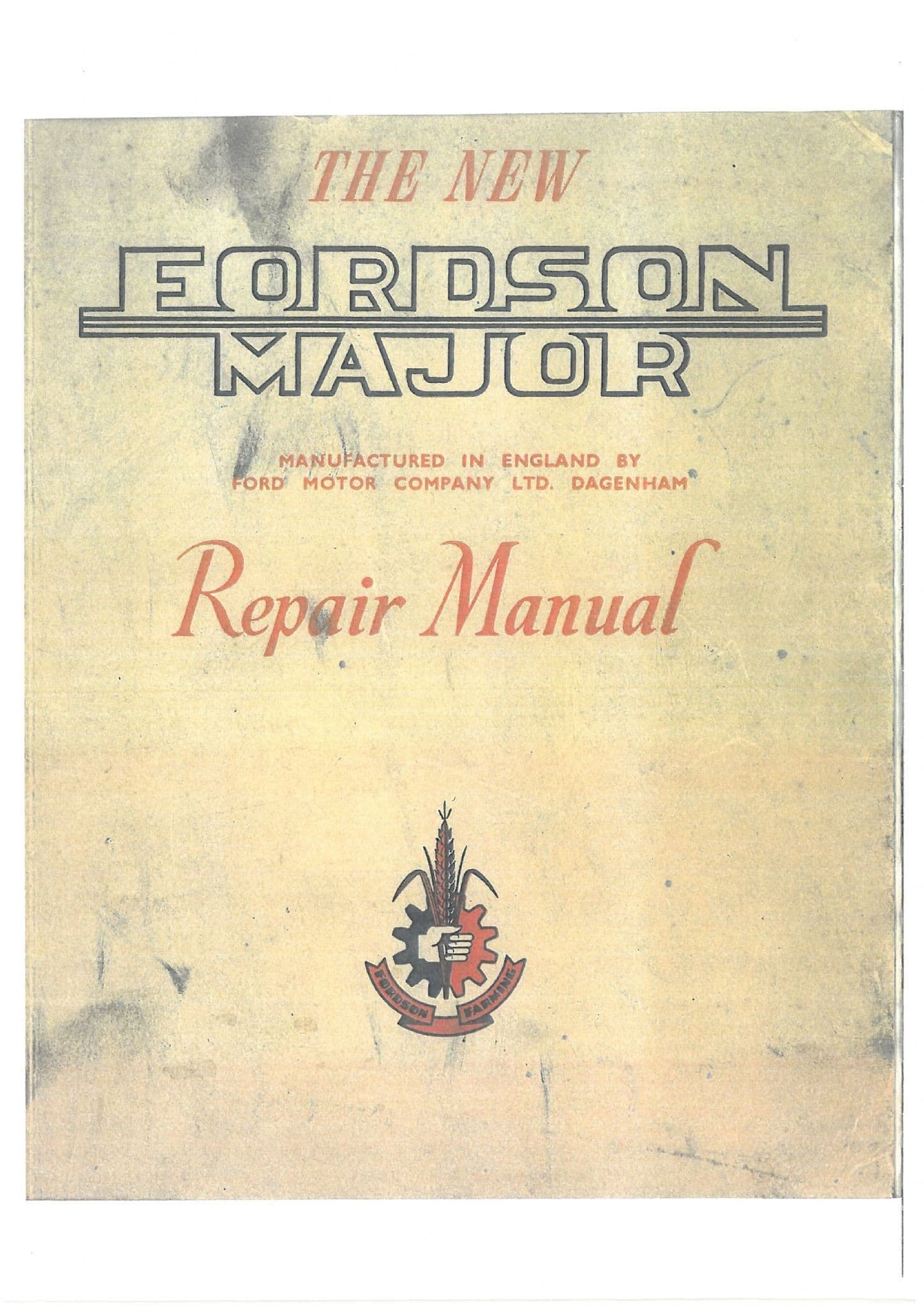 Fordson 'Major Repair' Manual