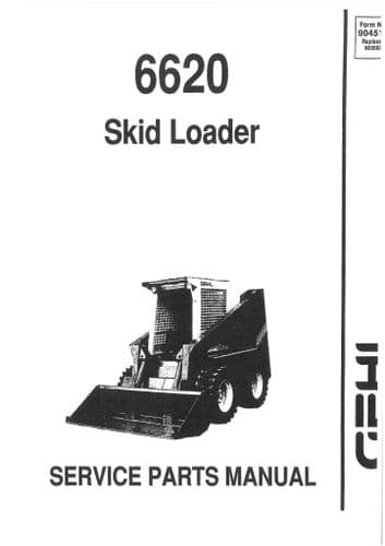 Gehl Skid Loader Model 6620 Parts Manual