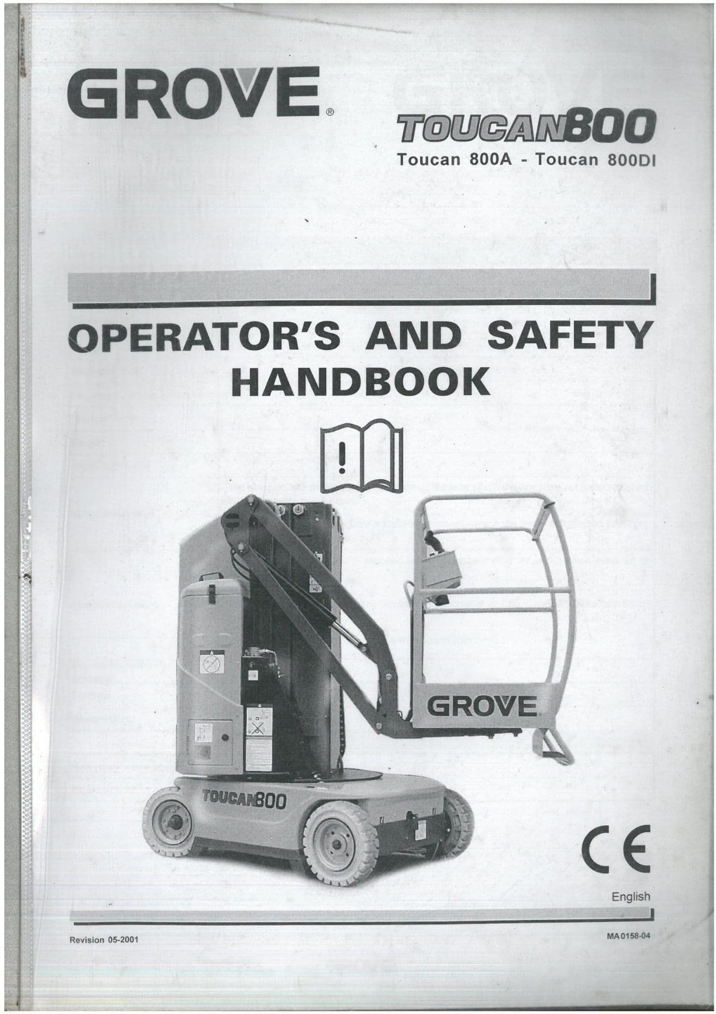 Grove High Platform Cherry Picker Lift Toucan 800 800A 800DI Operators ...