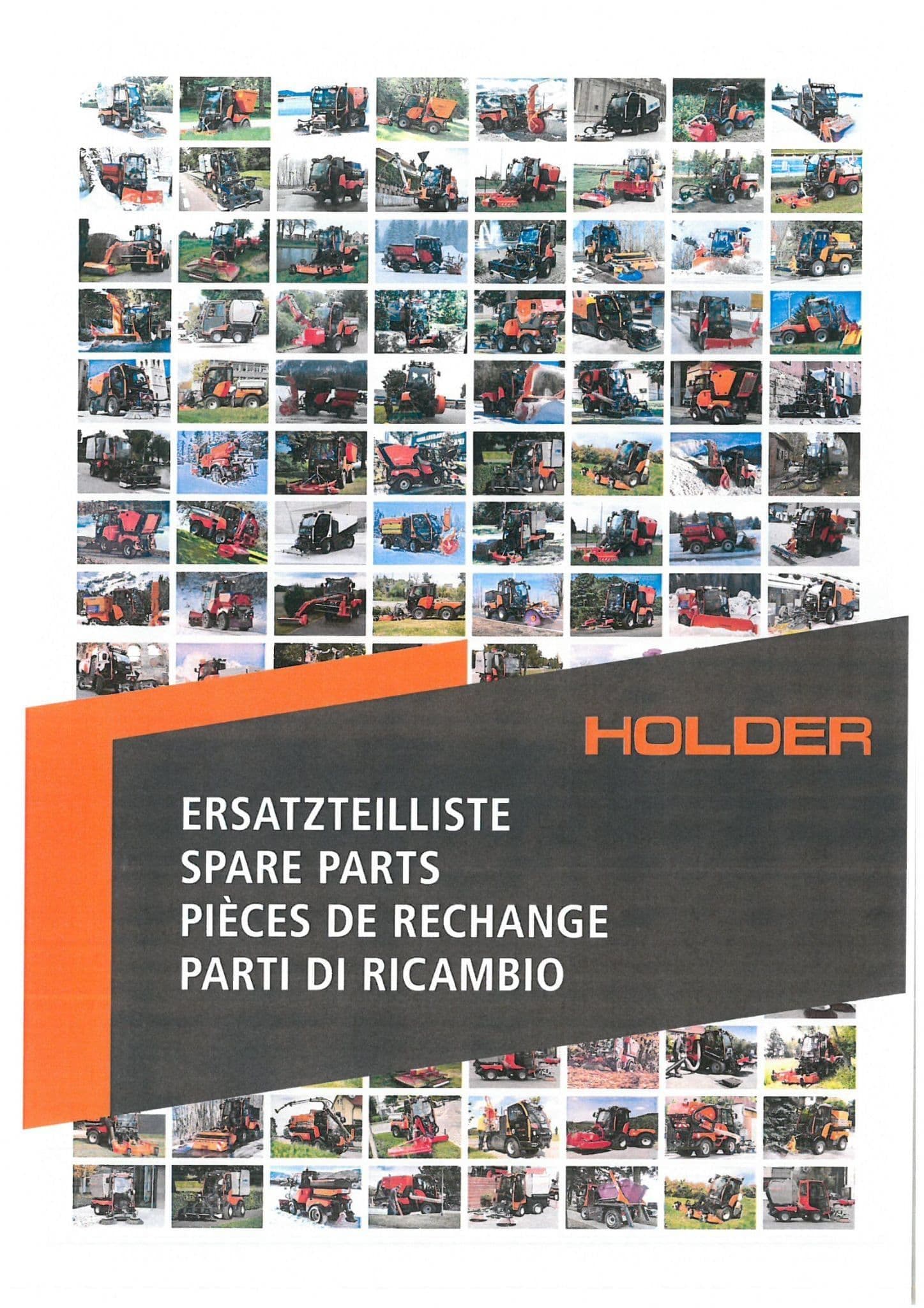 Holder Multi Purpose Vehicle V130 Parts Manual