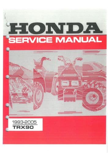 Honda Quad Bike TRX90 1993-2005 Workshop Manual