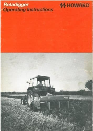 Howard Rotadigger Operators Manual