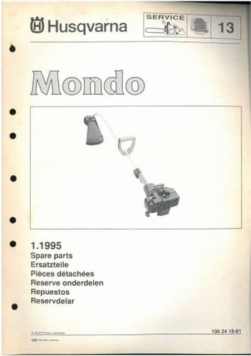 Husqvarna Brush Cutter/Strimmer  Mondo Parts Manual
