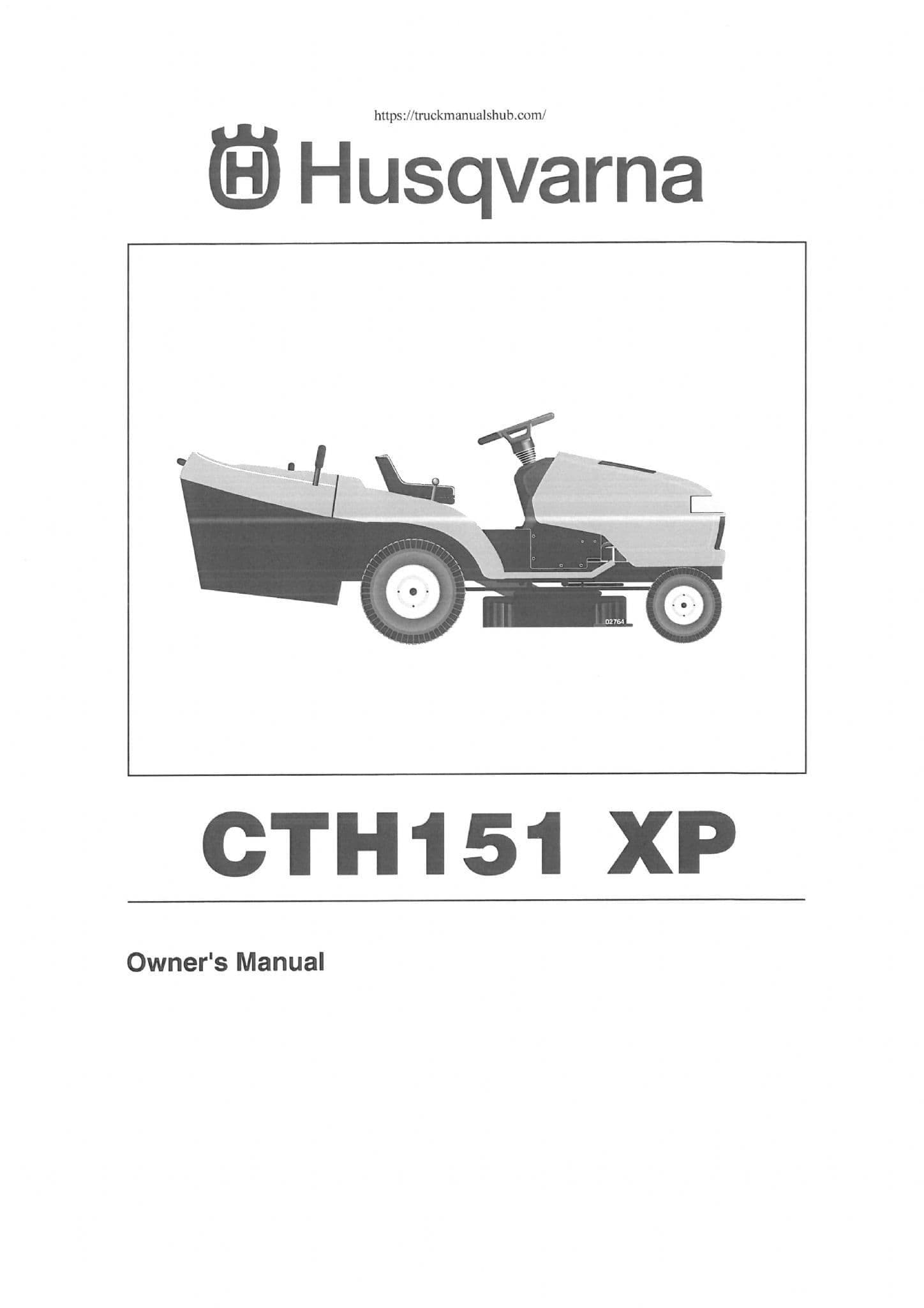Husqvarna Ride on Garden Tractor CTH15XP Operators Manual