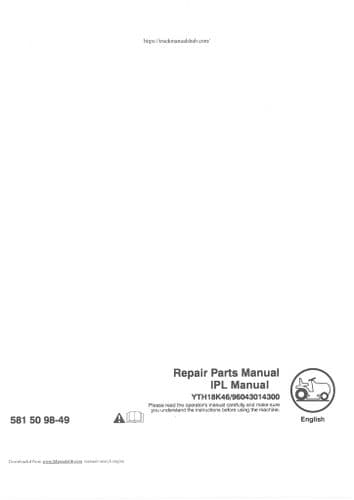 Husqvarna Ride on Garden Tractor YTH18K46 Parts Manual and Wiring Diagrams