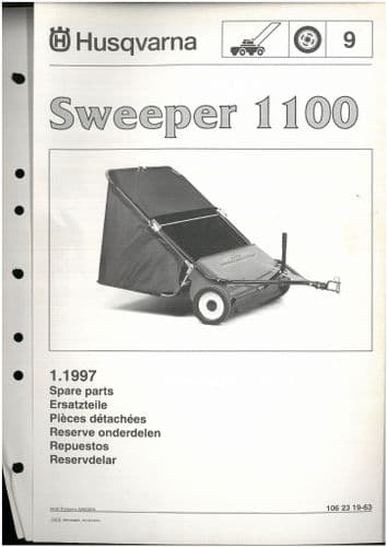 Husqvarna Sweeper 1100 Parts Manual