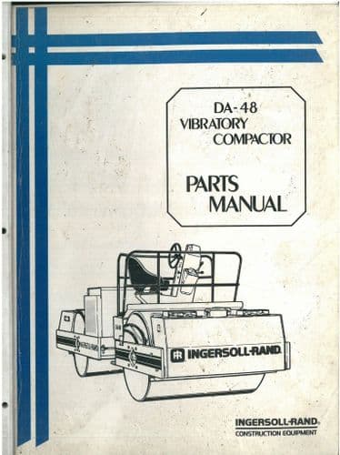 Ingersoll Rand Roller DA48 Parts Manual - DA 48