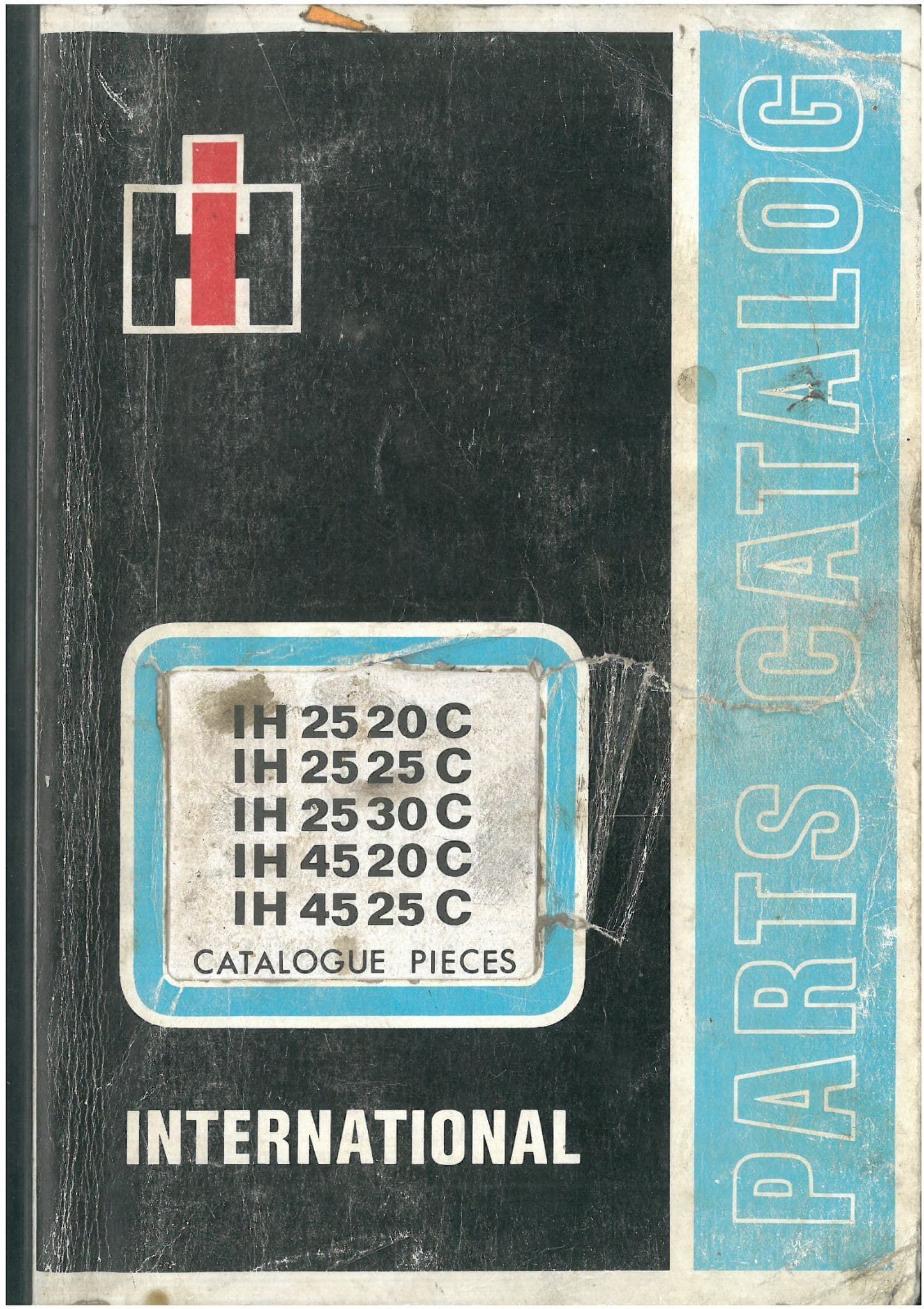 International Farm Forklift 2520C 2525C 2530C 4520C 4525C Parts Manual