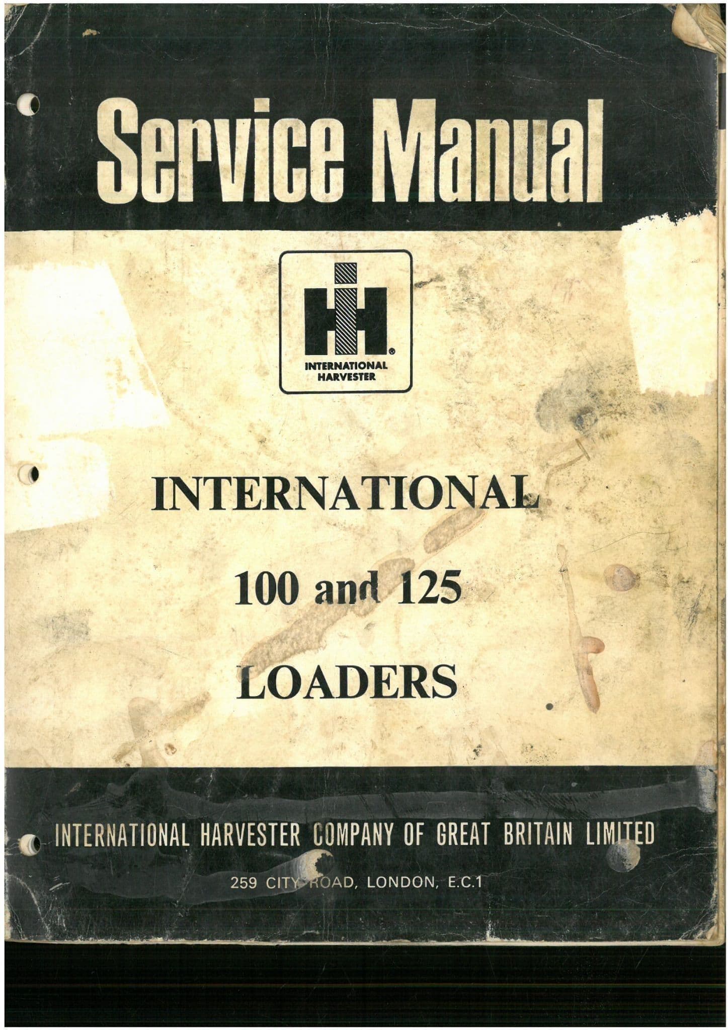 International Loader 100 125  Workshop Service Repair Manual
