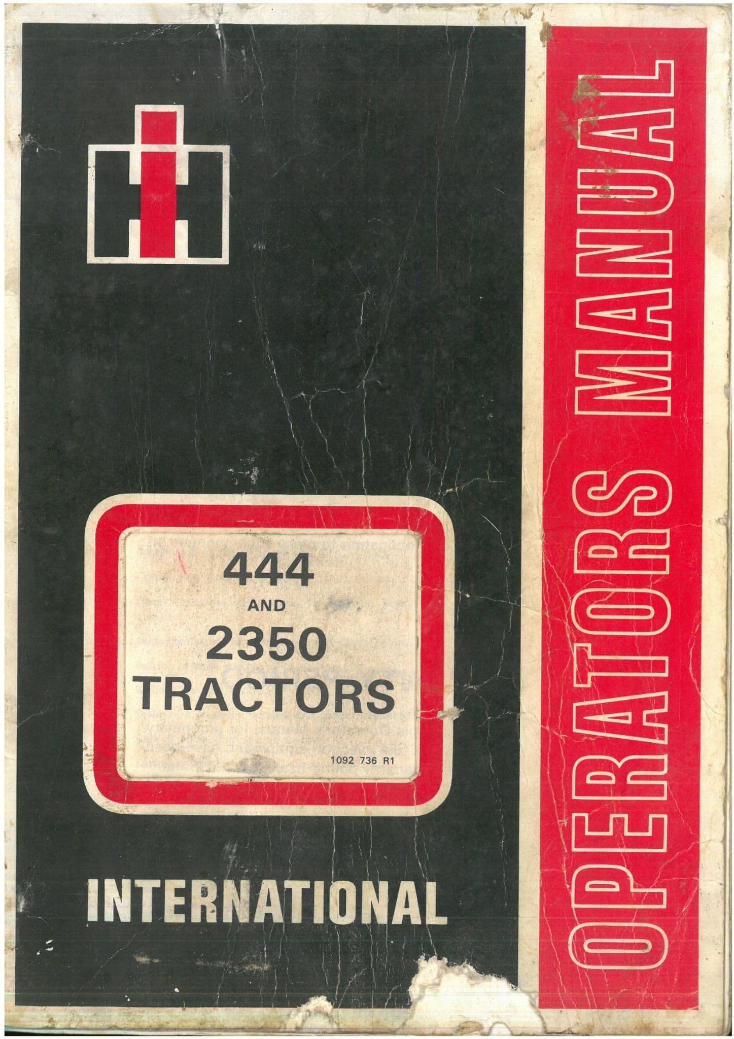 International Tractor 444 & 2350 Operators Manual