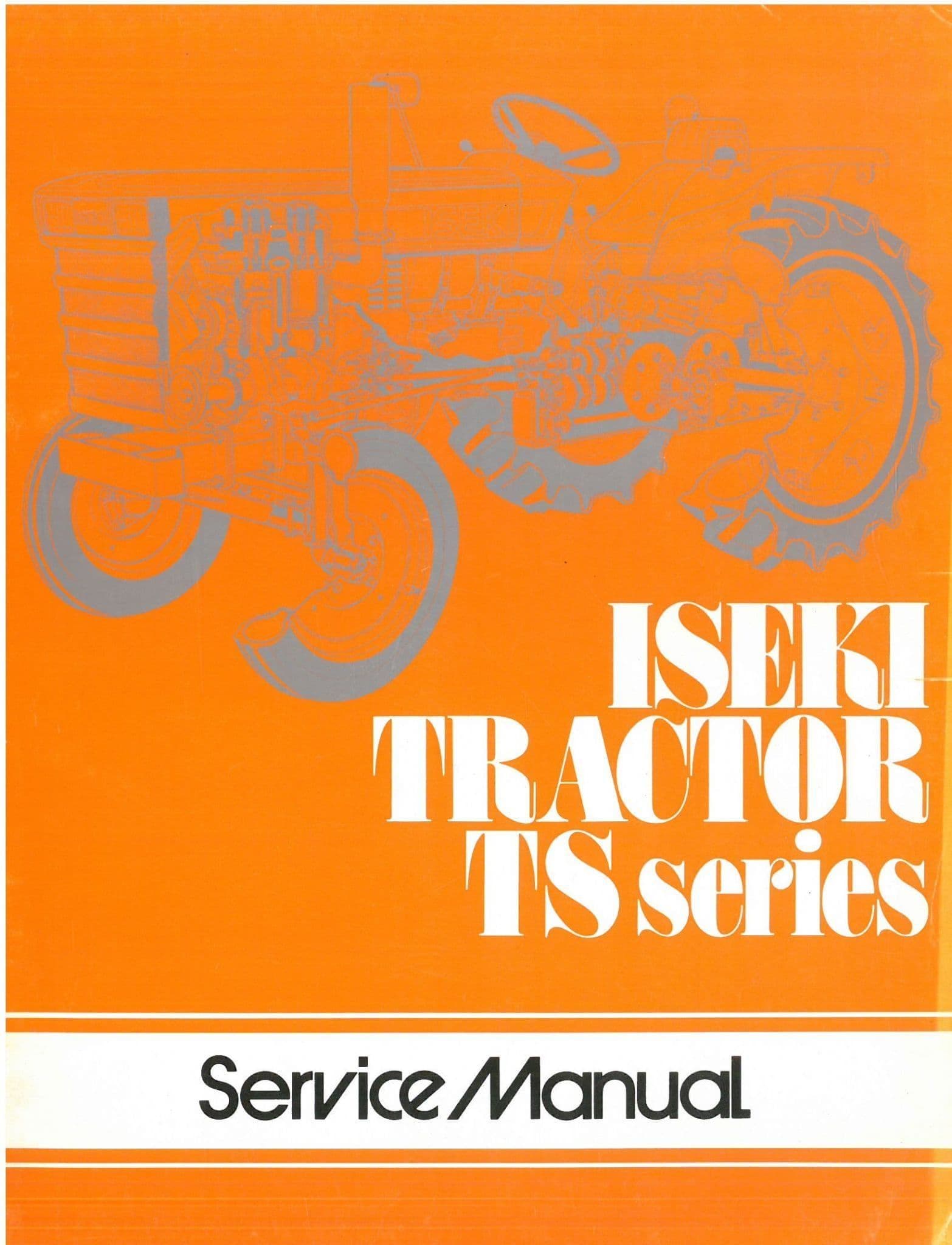 Iseki Tractor TS Series Workshop Service Manual
