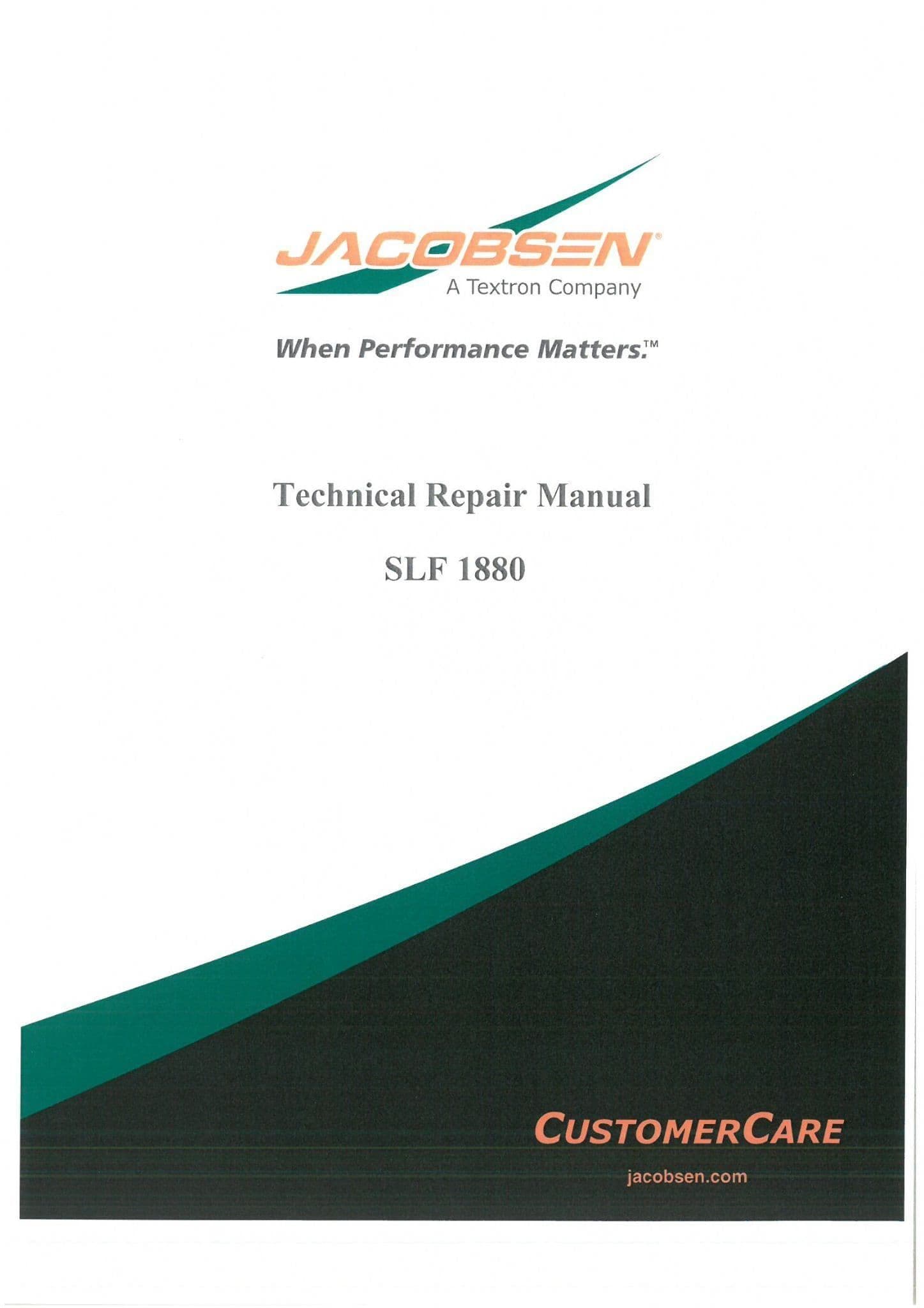 Jacobsen Fairway Mower Super LF 1880 Workshop Service Repair Manual ...