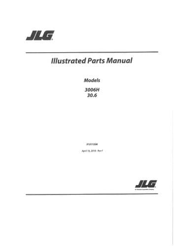 JLG Telehandler 3006H Deutz Fahr Agrovector 30.6 Parts  Manual