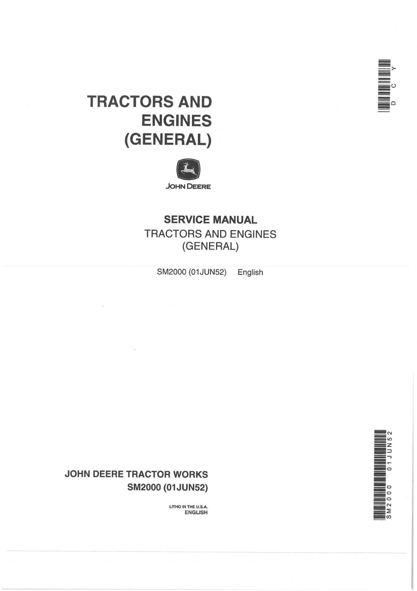 John Deere Tractor 40, 420, 430, 435, A, AH, AO, AR, B, BR & D Service Workshop Manual