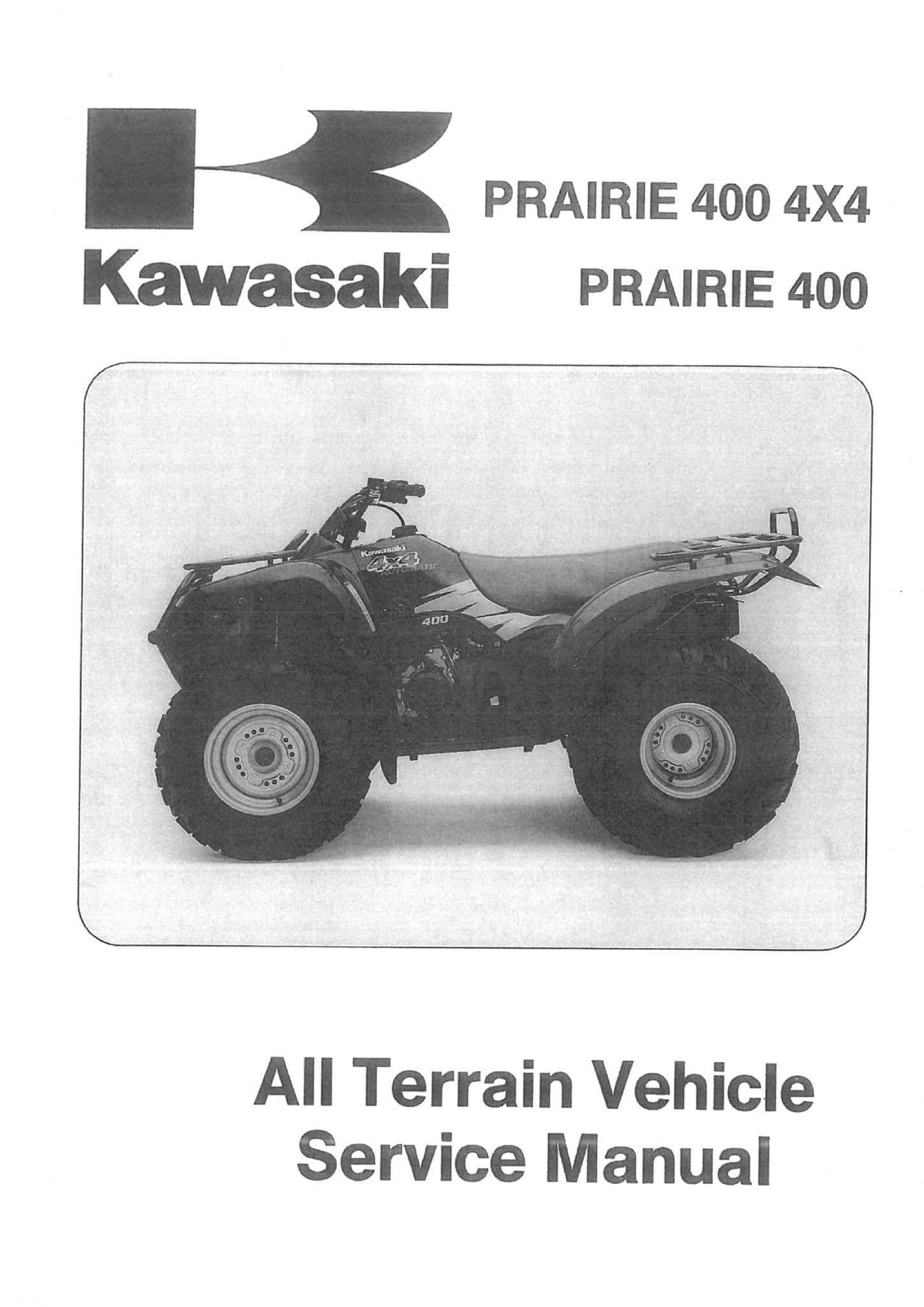 Kawasaki Quad Bike ATV KVF400 Prairie1997-2002 Service Repair Manual