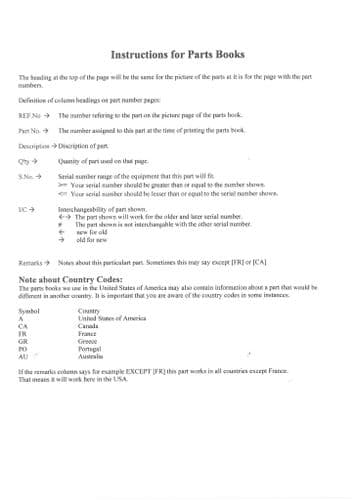 Kubota Tractor M4900SU Parts Manual