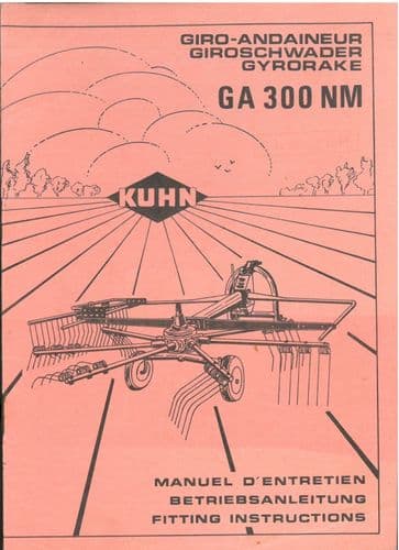 Kuhn Gyorake GA 300 NM Operators Manual - GA300NM