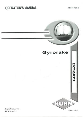 Kuhn Gyrorake GA6520 Operators Manual