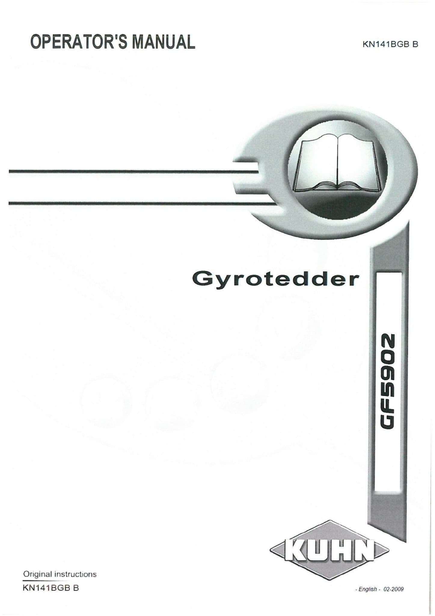 Kuhn Gyrotedder GF5902 Operators Manual