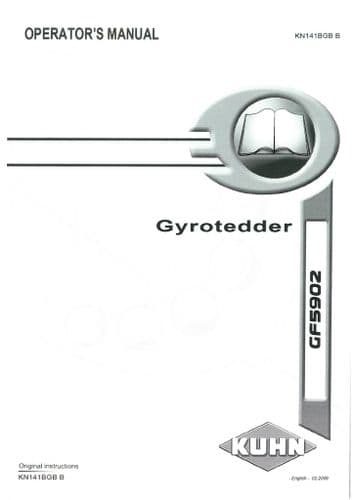 Kuhn Gyrotedder GF5902 Operators Manual