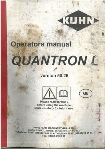 Kuhn Quantron L Operators Manual