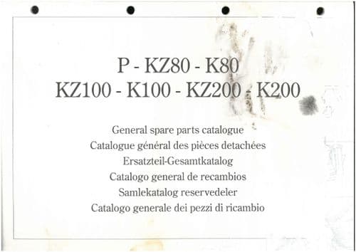 Kverneland Rotary Tiller P120 P130 P150 P160 P180 P200 P220 P250 Parts Manual