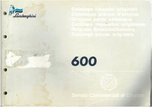Lamborghini Tractor 600 Parts Manual