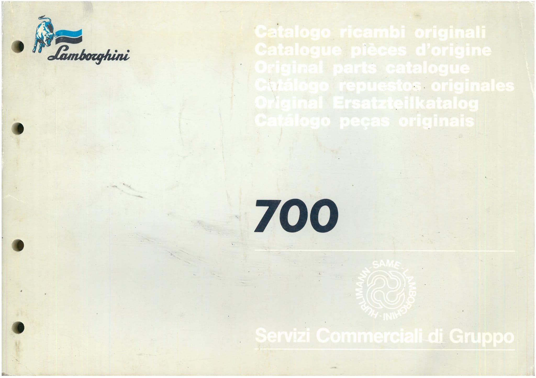 Lamborghini Tractor 700 Parts Manual