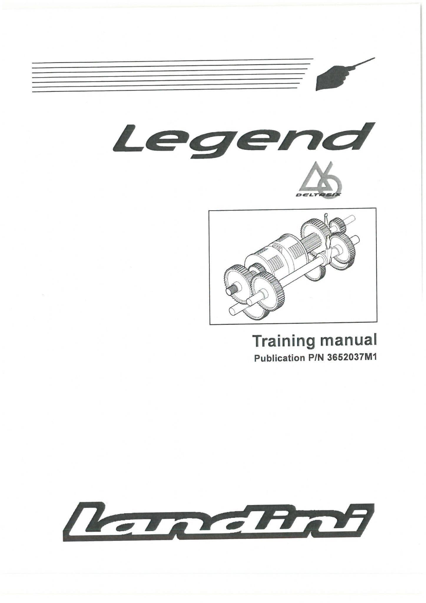Landini Legend Deltasix Workshop Training Manual