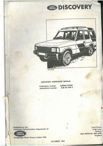 Landrover Discovery Workshop Service Repair Manual