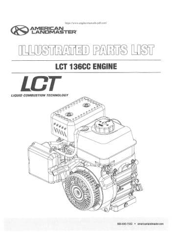 Liquid Combustion Technologies Engine LCT136CC Parts Manual