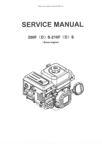 Loncin Snow Engine 200F(D) S-210F(D) Workshop Service Manual