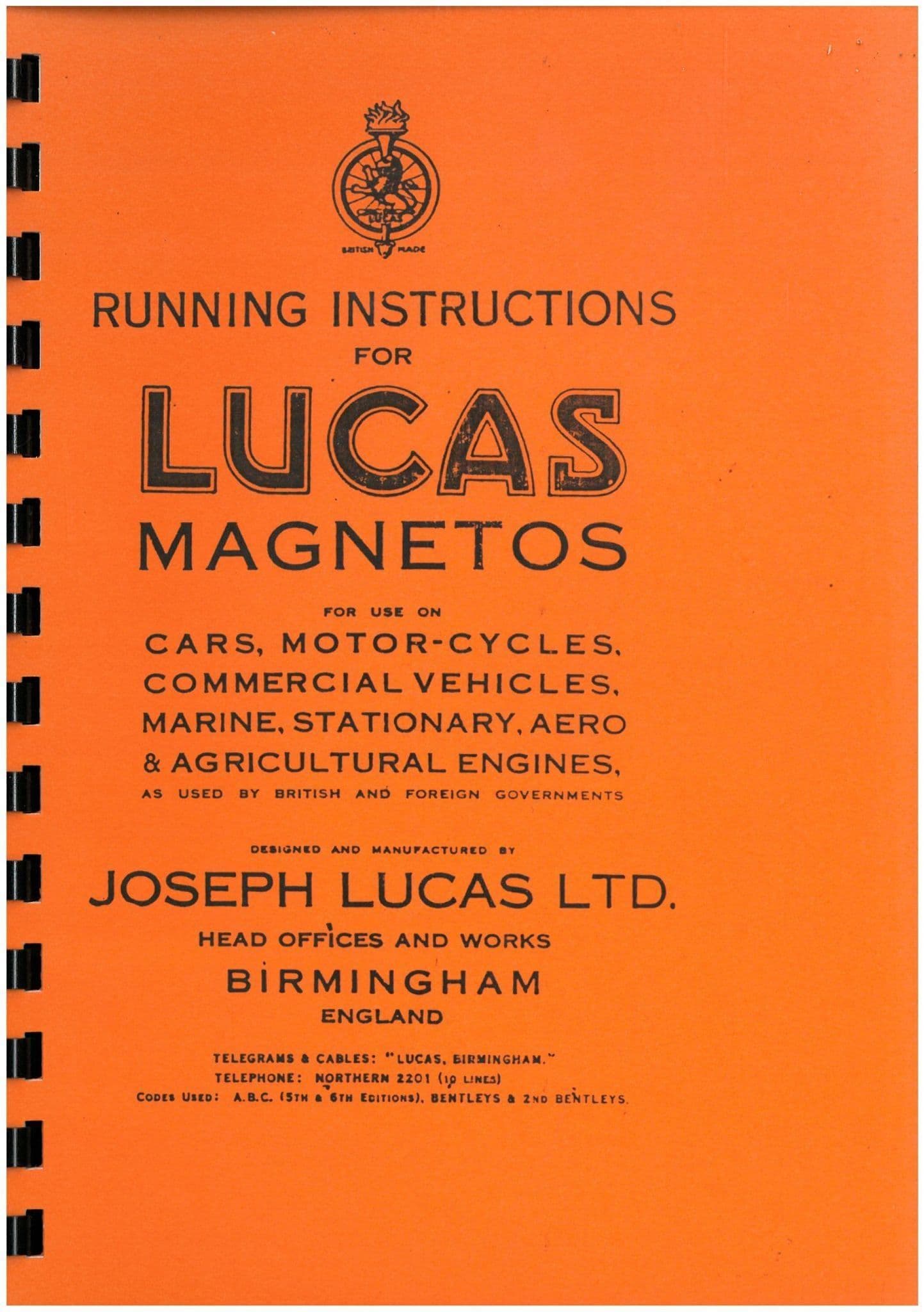 Lucas Instruction Manual