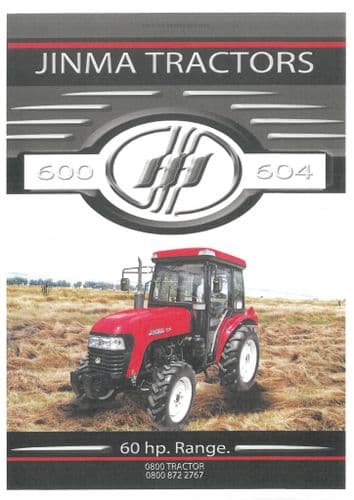 Mahindra Jinma Tractor 600 & 604 Parts Manual