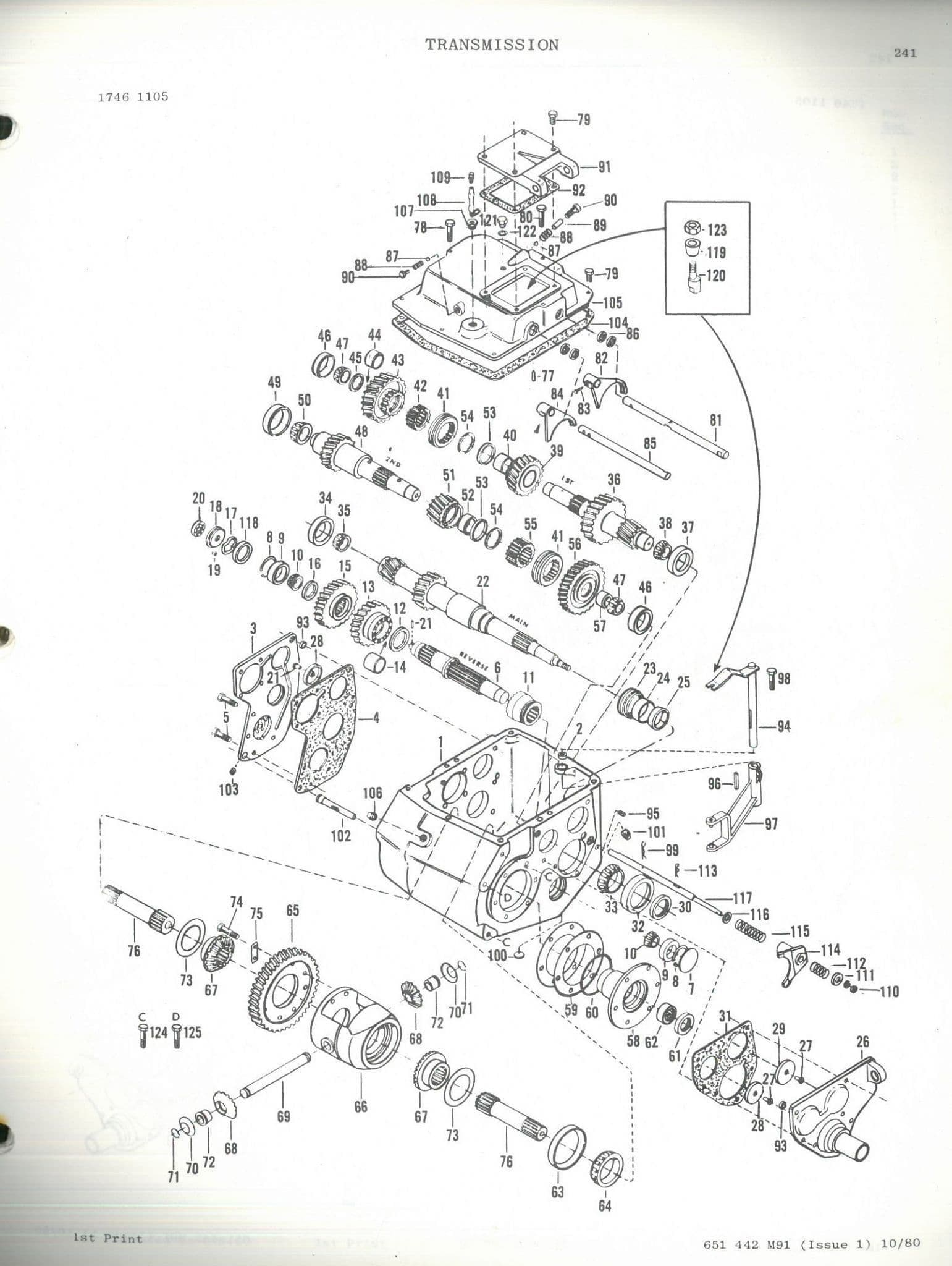 Massey Ferguson Combine MF860 Parts Manual